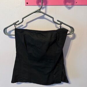 Zara Denim Strapless Top Size Small